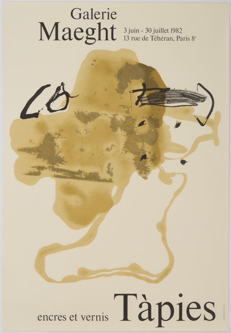 Lot 1046: 27 Galerie Maeght Posters Incl. Calder, Chagall, Miro, Giacometti, Tapies, 1978-1982