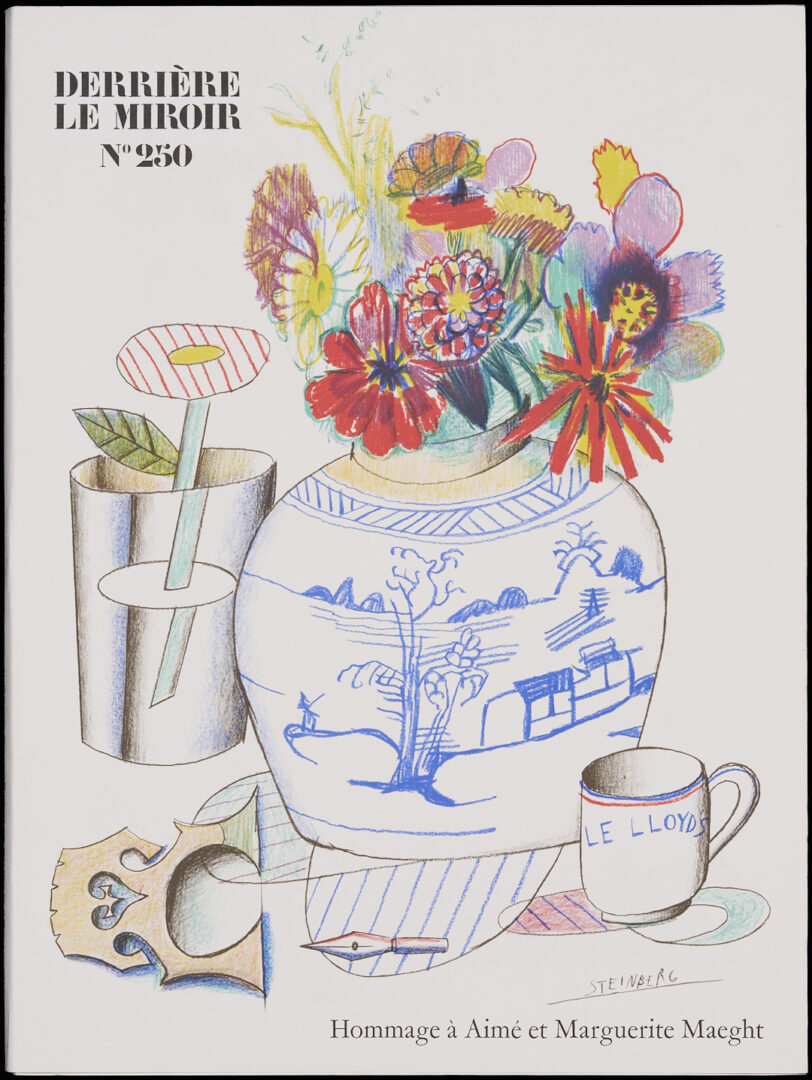 Lot 1047: Derriere le Miroir 250 w/ 25 Original Lithographs by Chagall, Miro, Steinberg, Tapies, Etc.