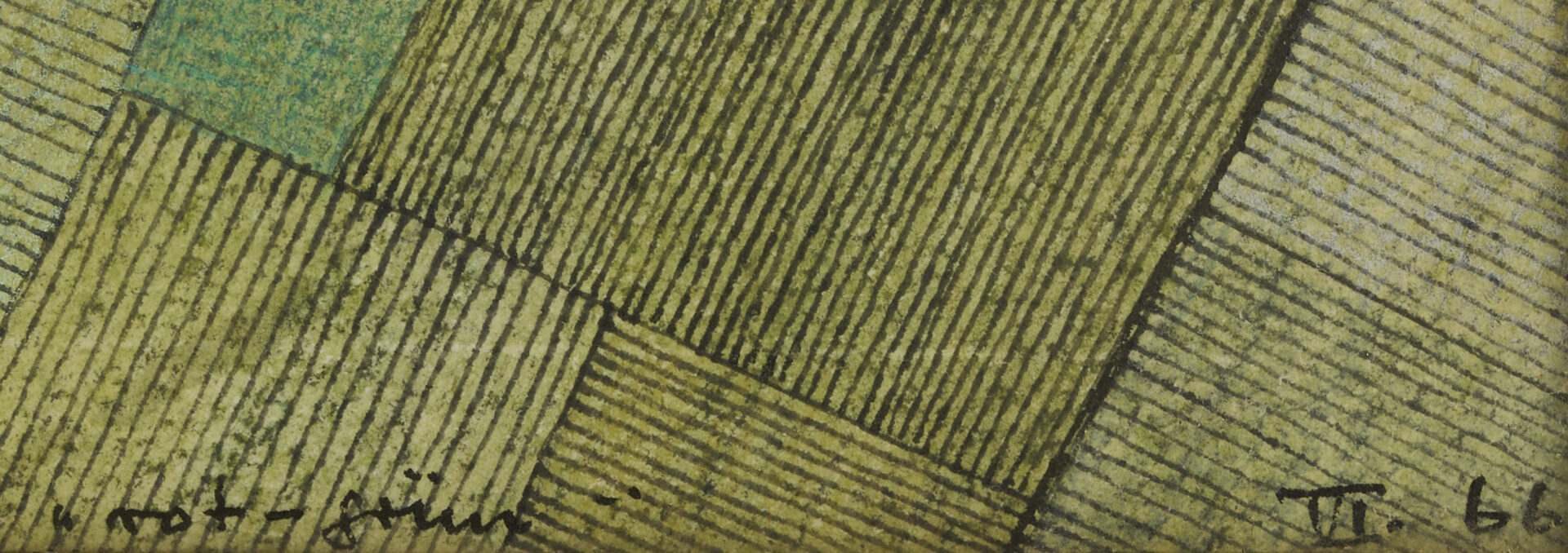 Lot 1048: Elsa Burckhardt-Blum Collage, Rot-grun