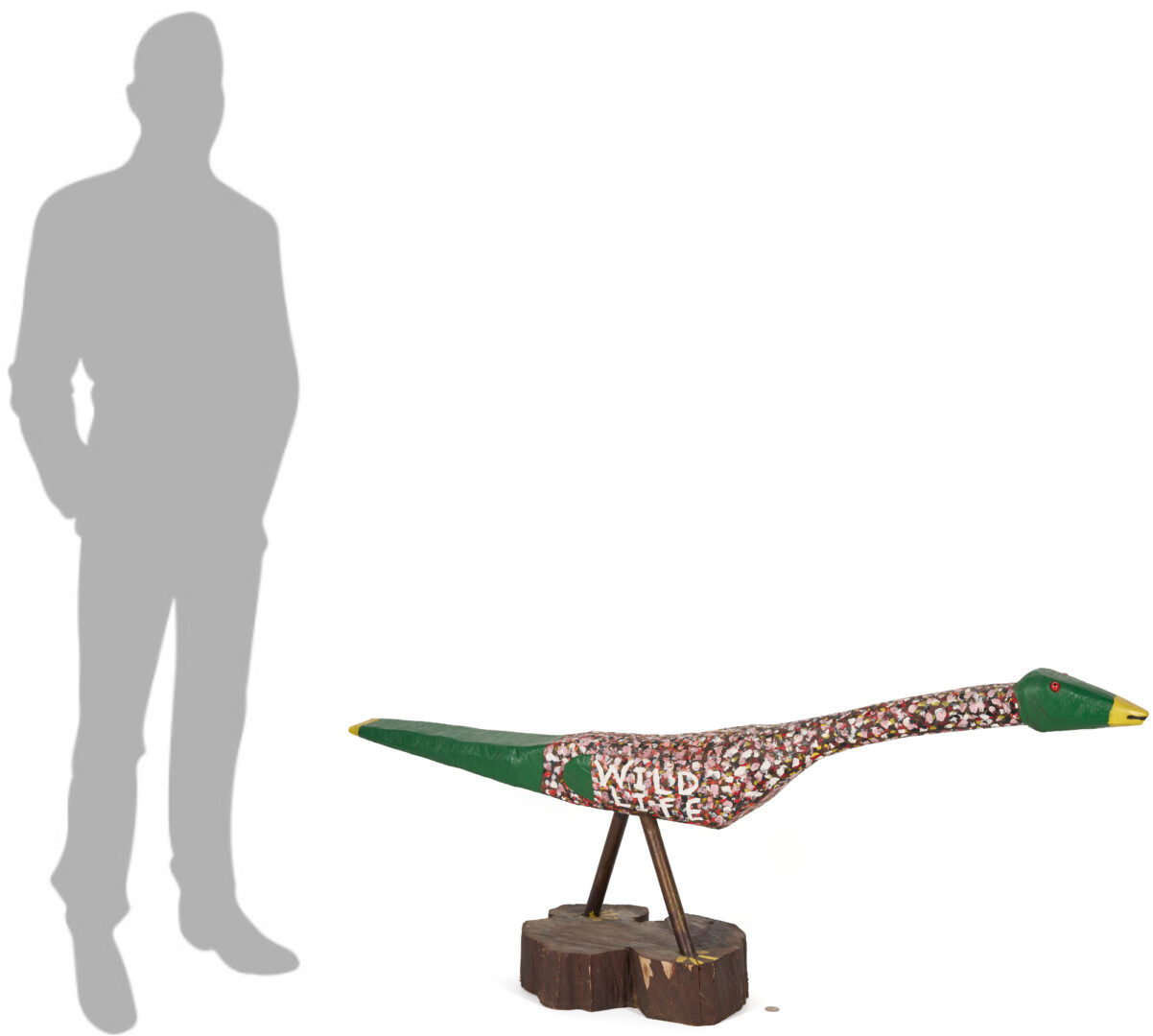 Lot 1049: J.L. Nipper Painted & Carved Turkey, Wild Life