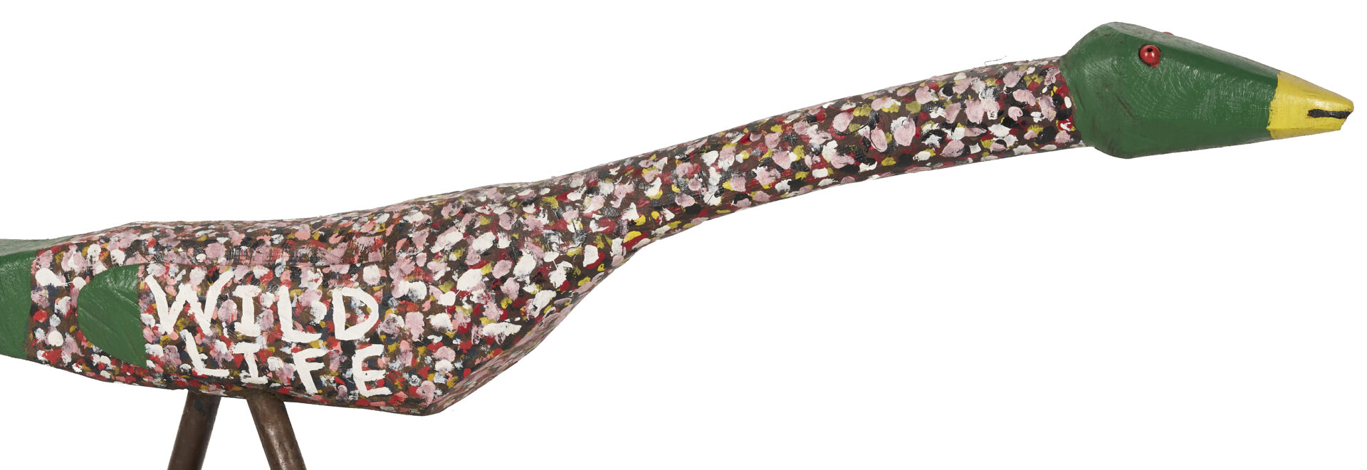 Lot 1049: J.L. Nipper Painted & Carved Turkey, Wild Life