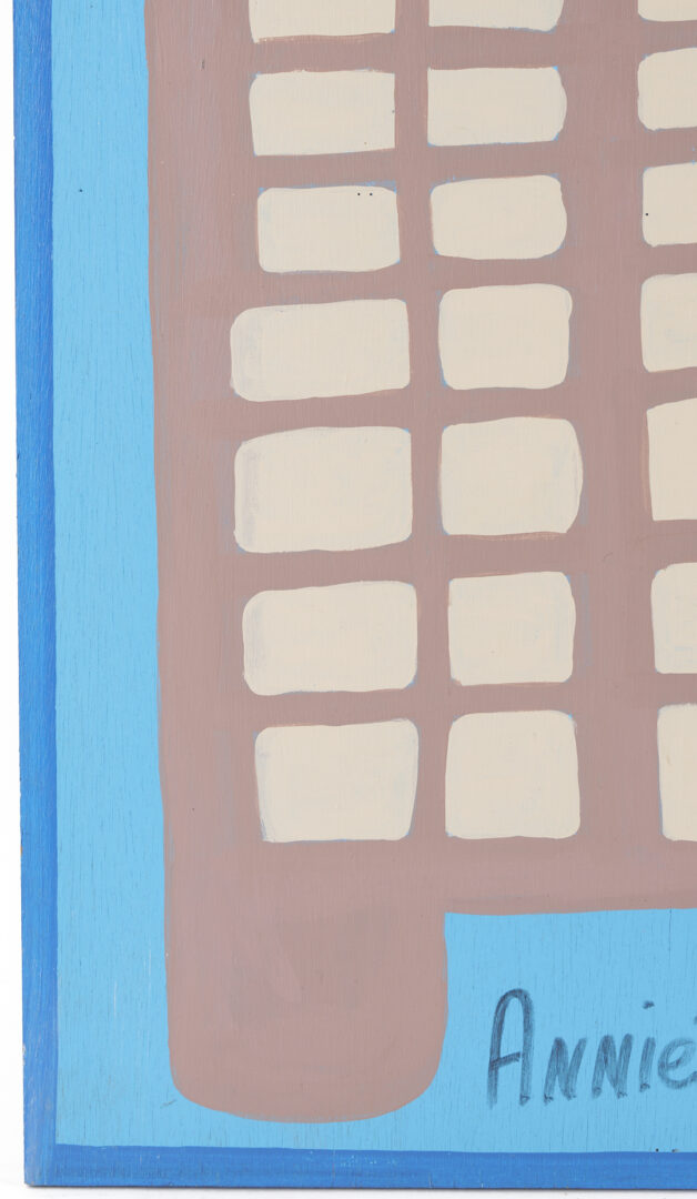 Lot 1051: Annie Tolliver Post-Sept. 11 Painting, God Bless America