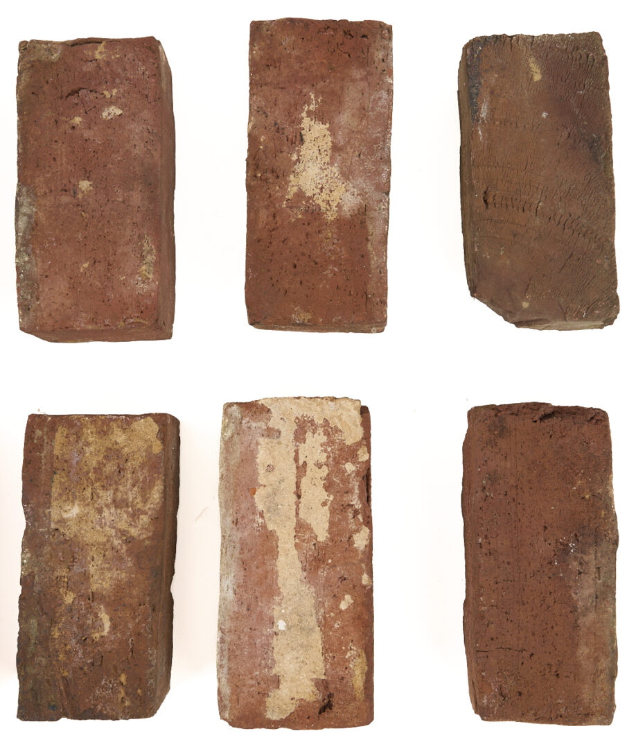 Lot 1054: 12 James B. Keller TN Folk Art Bricks