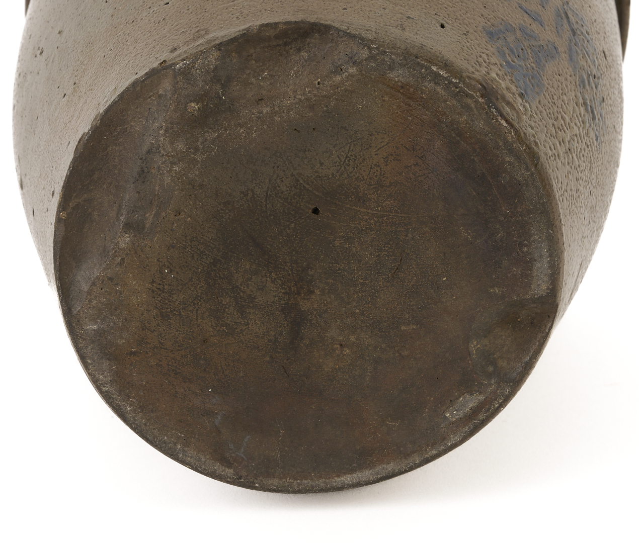 Lot 1055: 2 Stenciled Advertising Stoneware Jars, PA & West VA