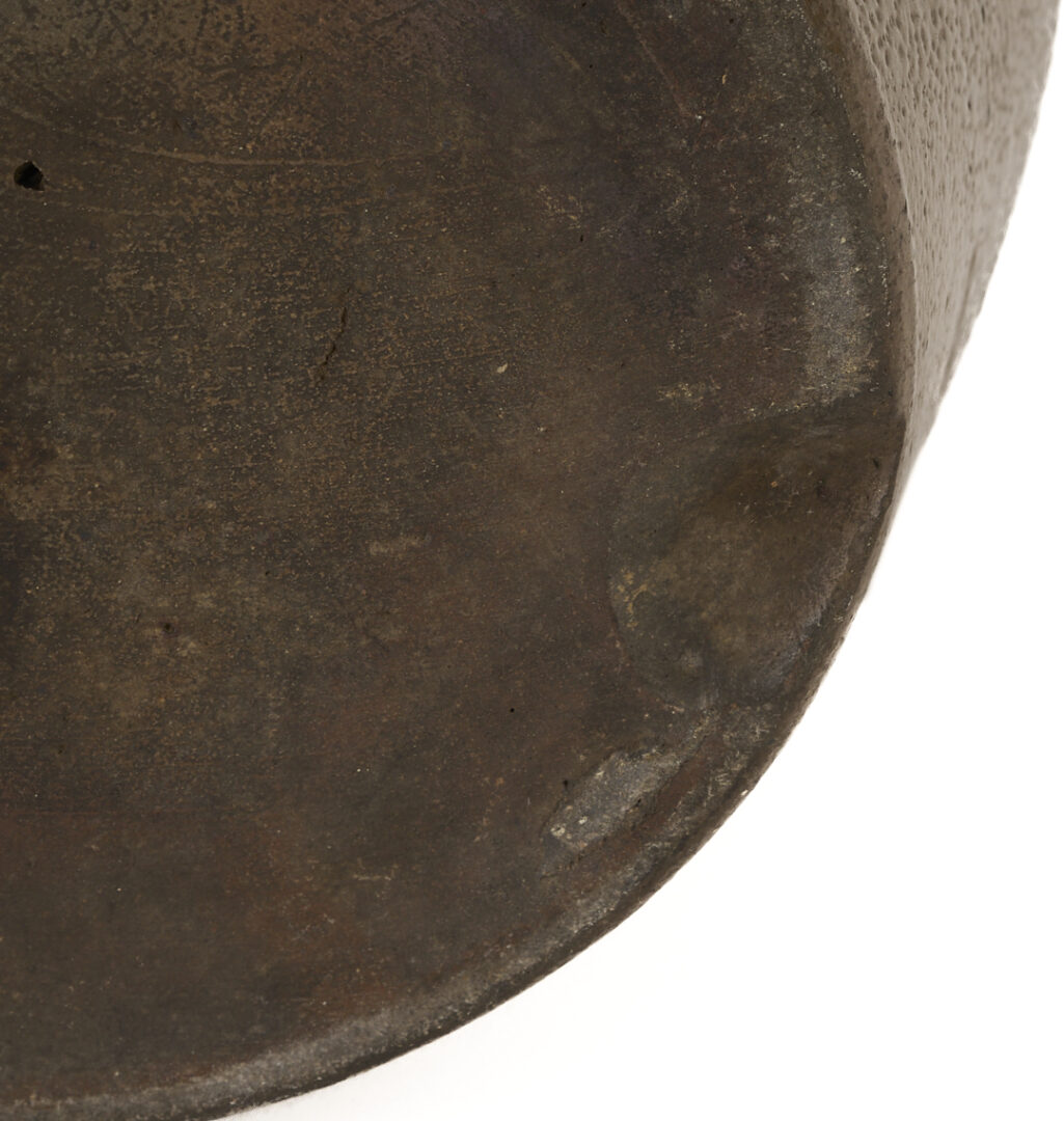 Lot 1055: 2 Stenciled Advertising Stoneware Jars, PA & West VA