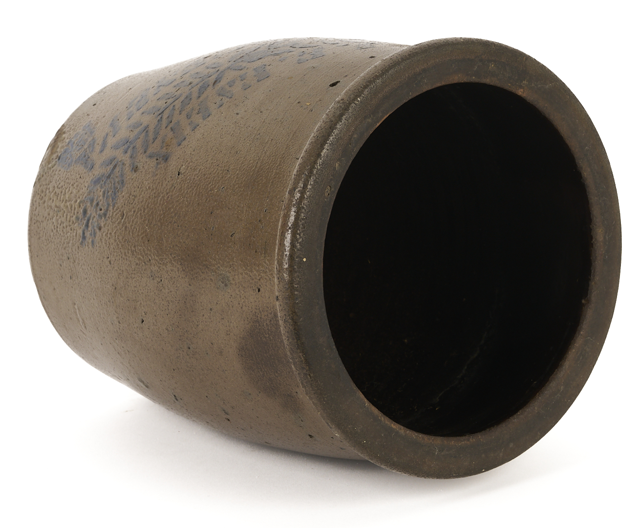 Lot 1055: 2 Stenciled Advertising Stoneware Jars, PA & West VA