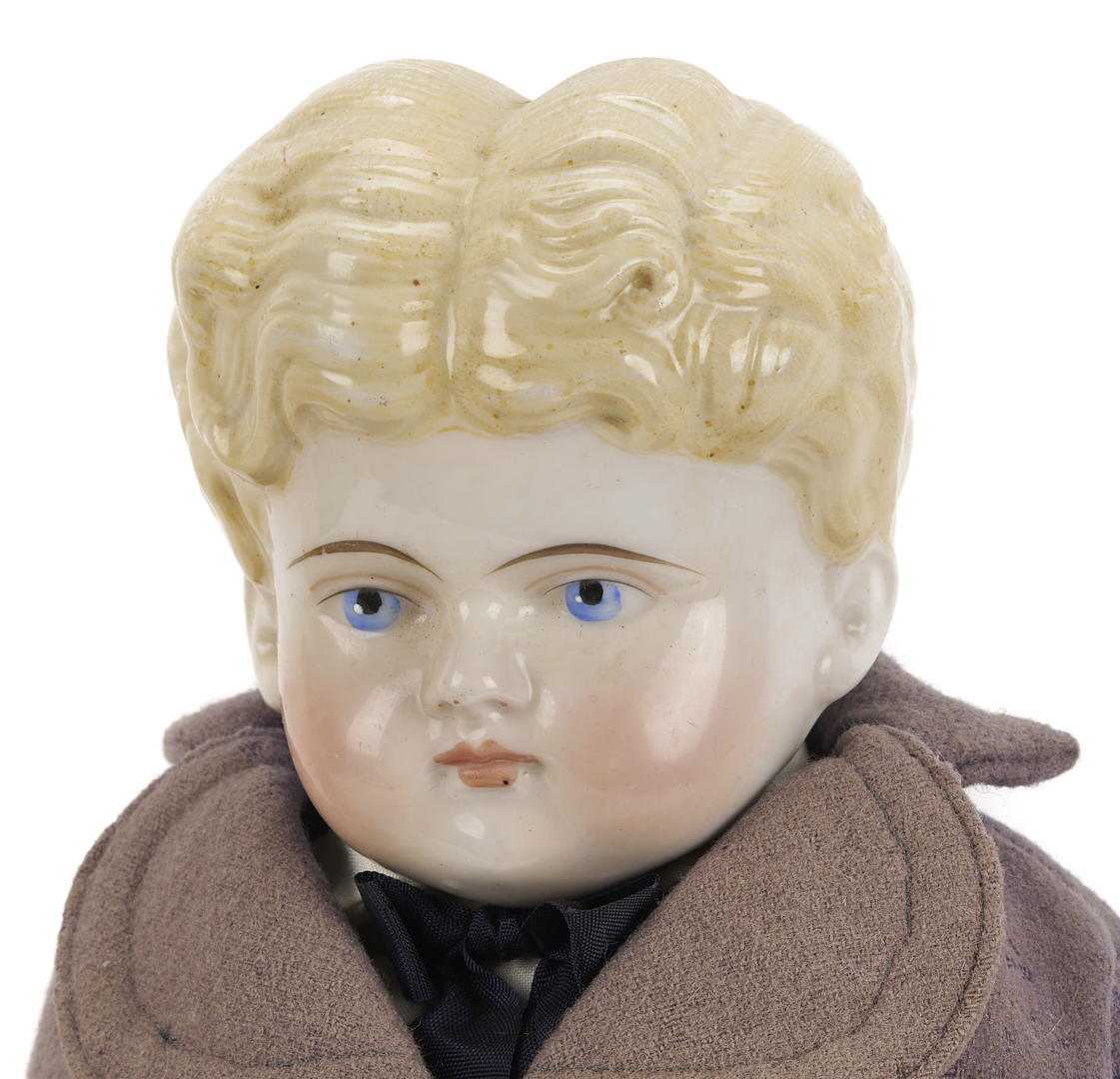 Lot 1059: 2 19th C. Dolls Incl. Adelina Patti & Male Doll