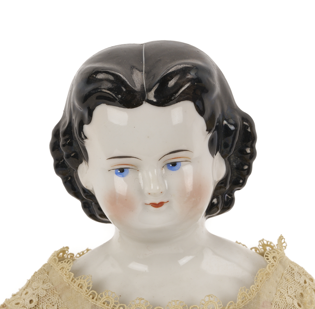 Lot 1059: 2 19th C. Dolls Incl. Adelina Patti & Male Doll