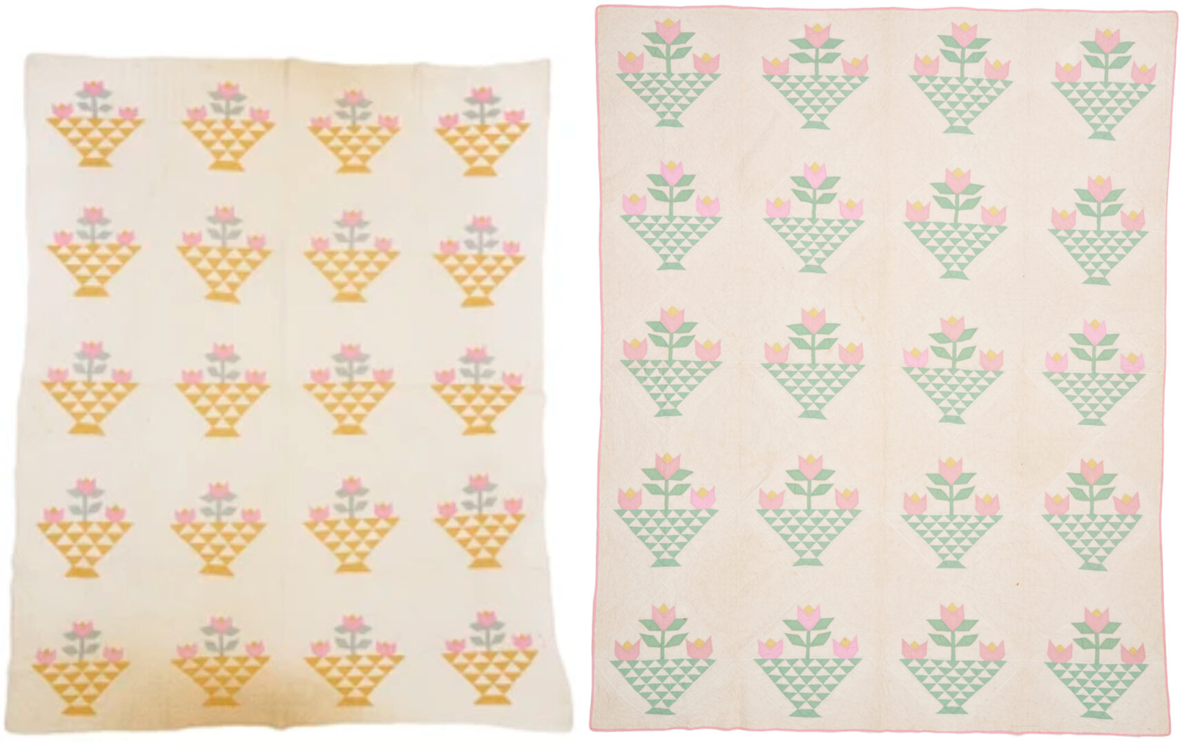 Lot 1062: 2 Southern Pieced Cotton Quilts