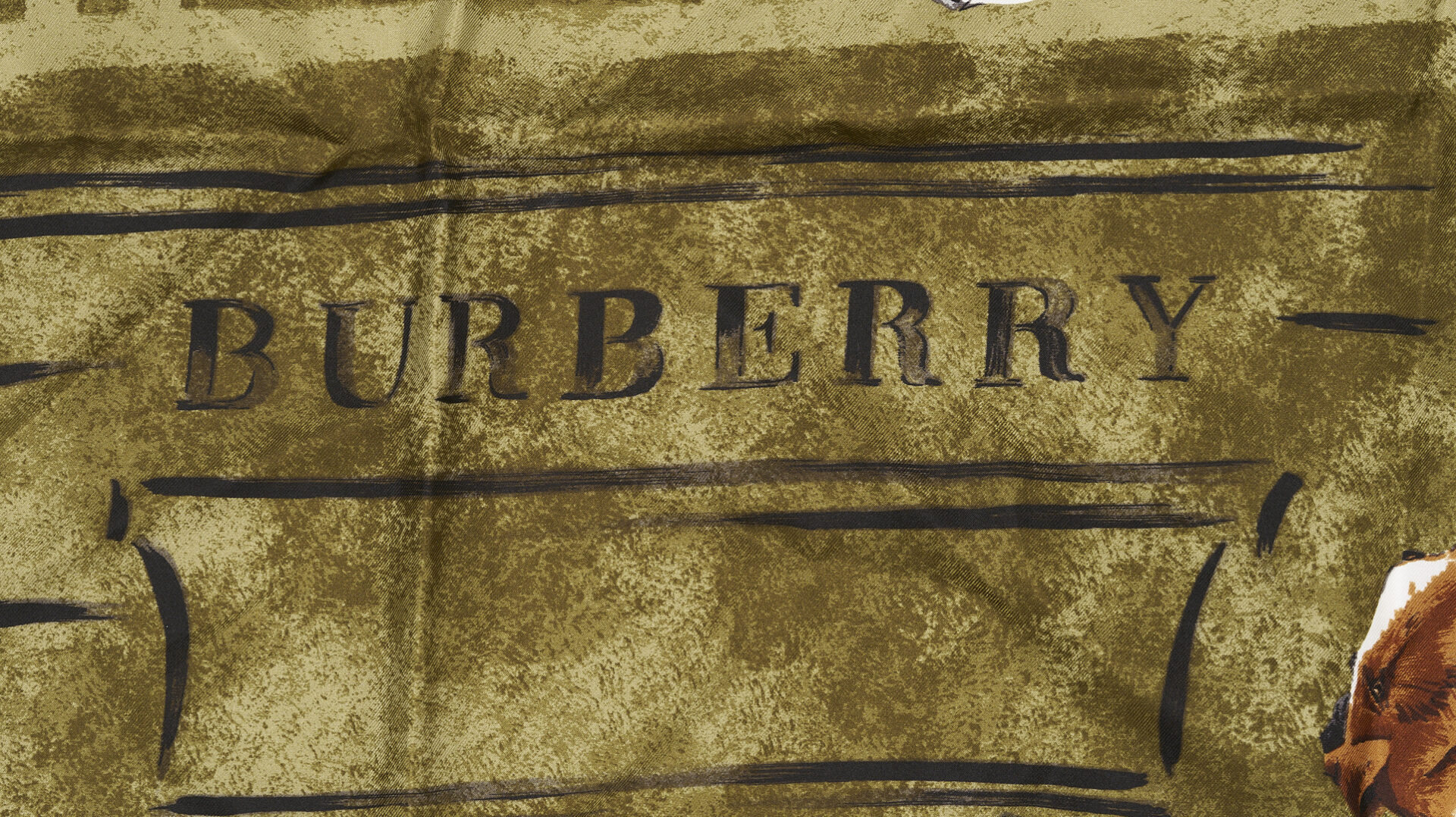 Lot 1067: 4 Burberry Silk Scarves incl. Dogs and Umbrellas
