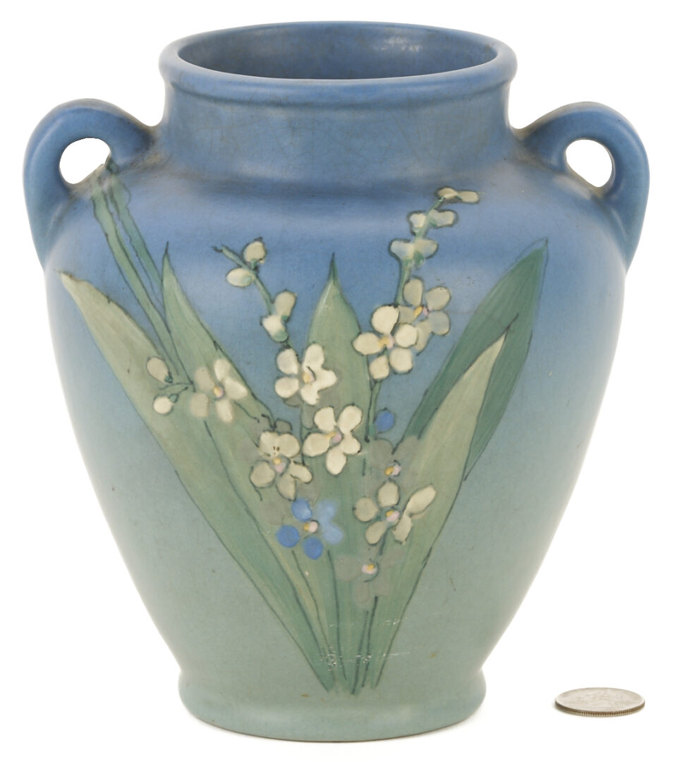 Lot 1076: Weller  Art Pottery Hudson Vase