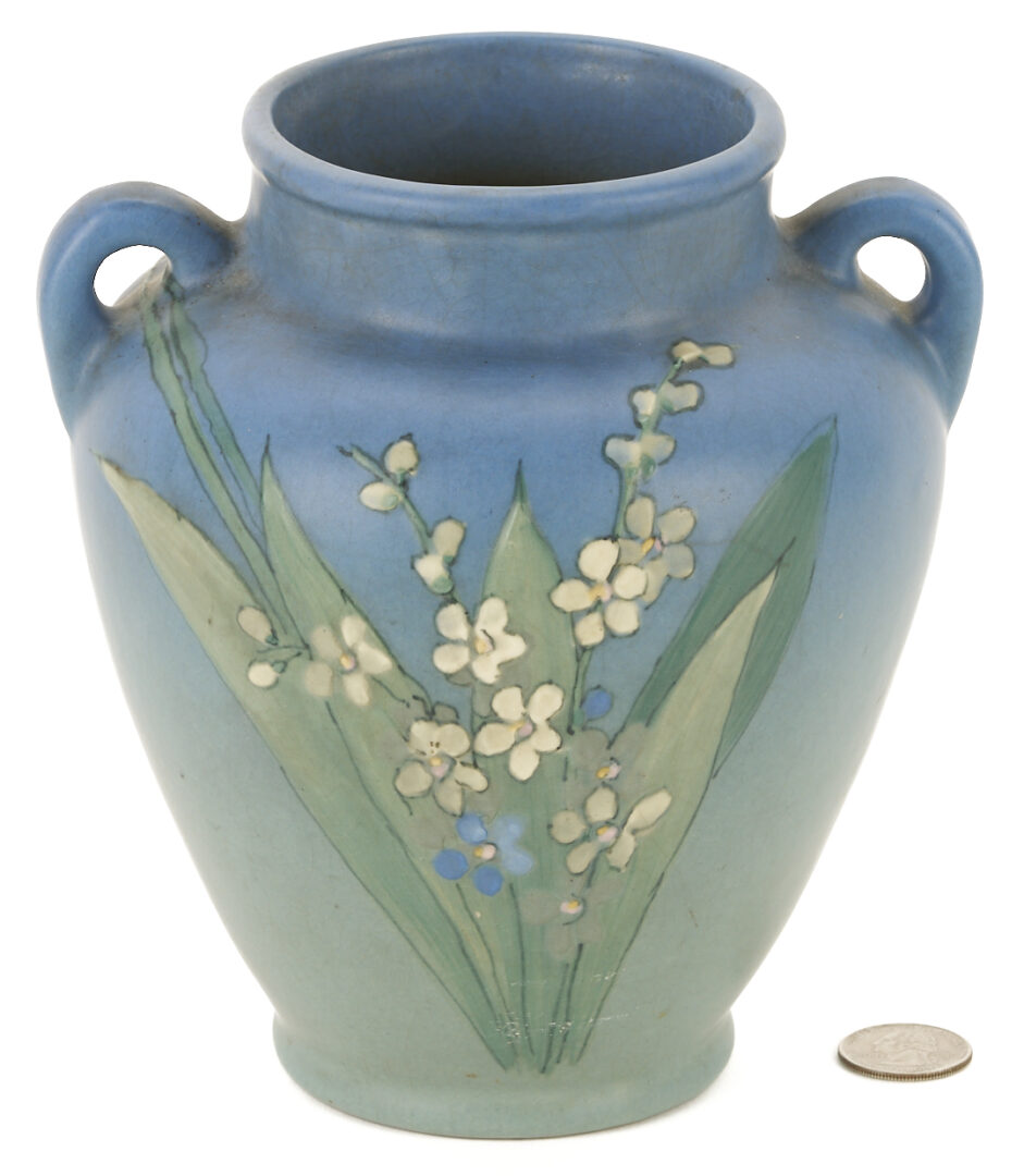Lot 1076: Weller  Art Pottery Hudson Vase