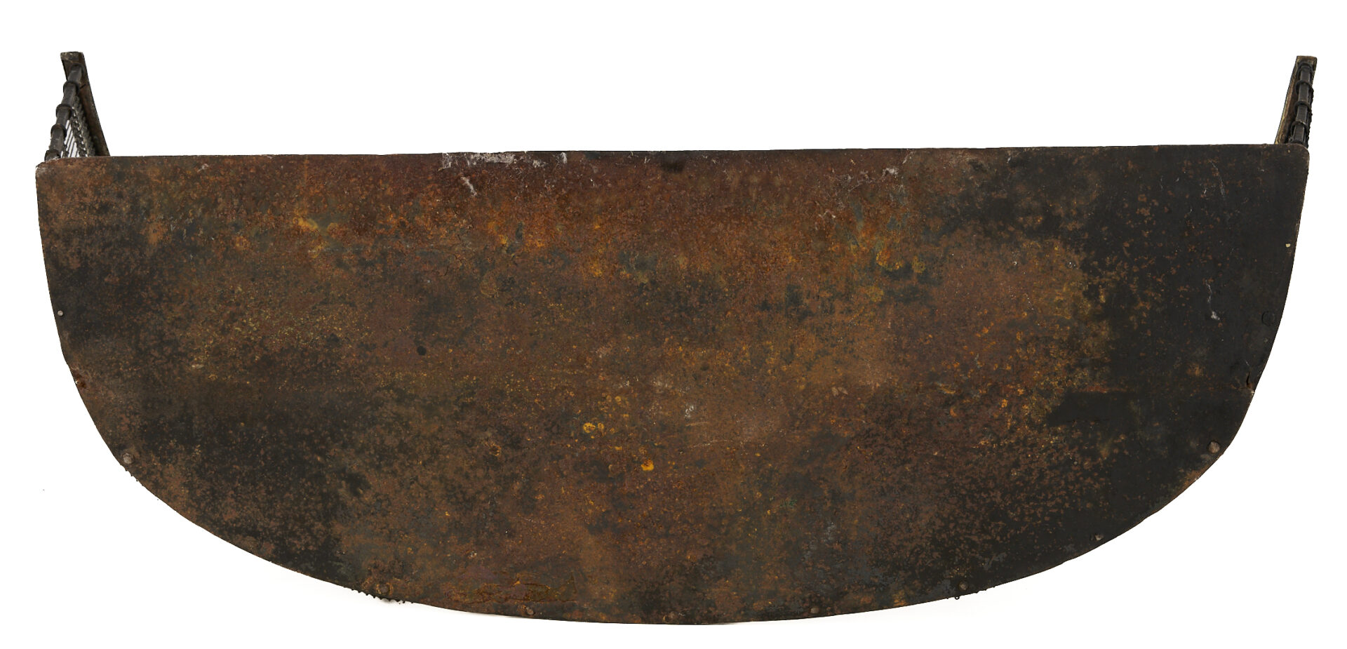 Lot 1078: American Federal Fireplace Wire Fender & Andirons