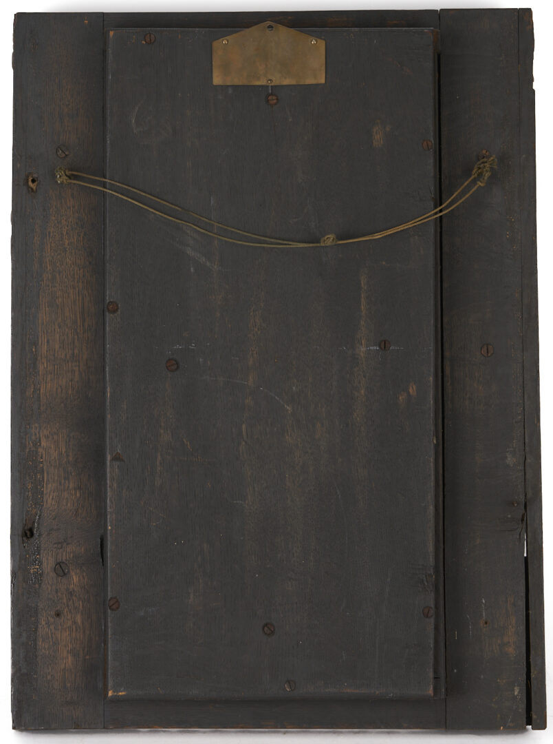 Lot 1079: Carved Baroque  Figural Panel