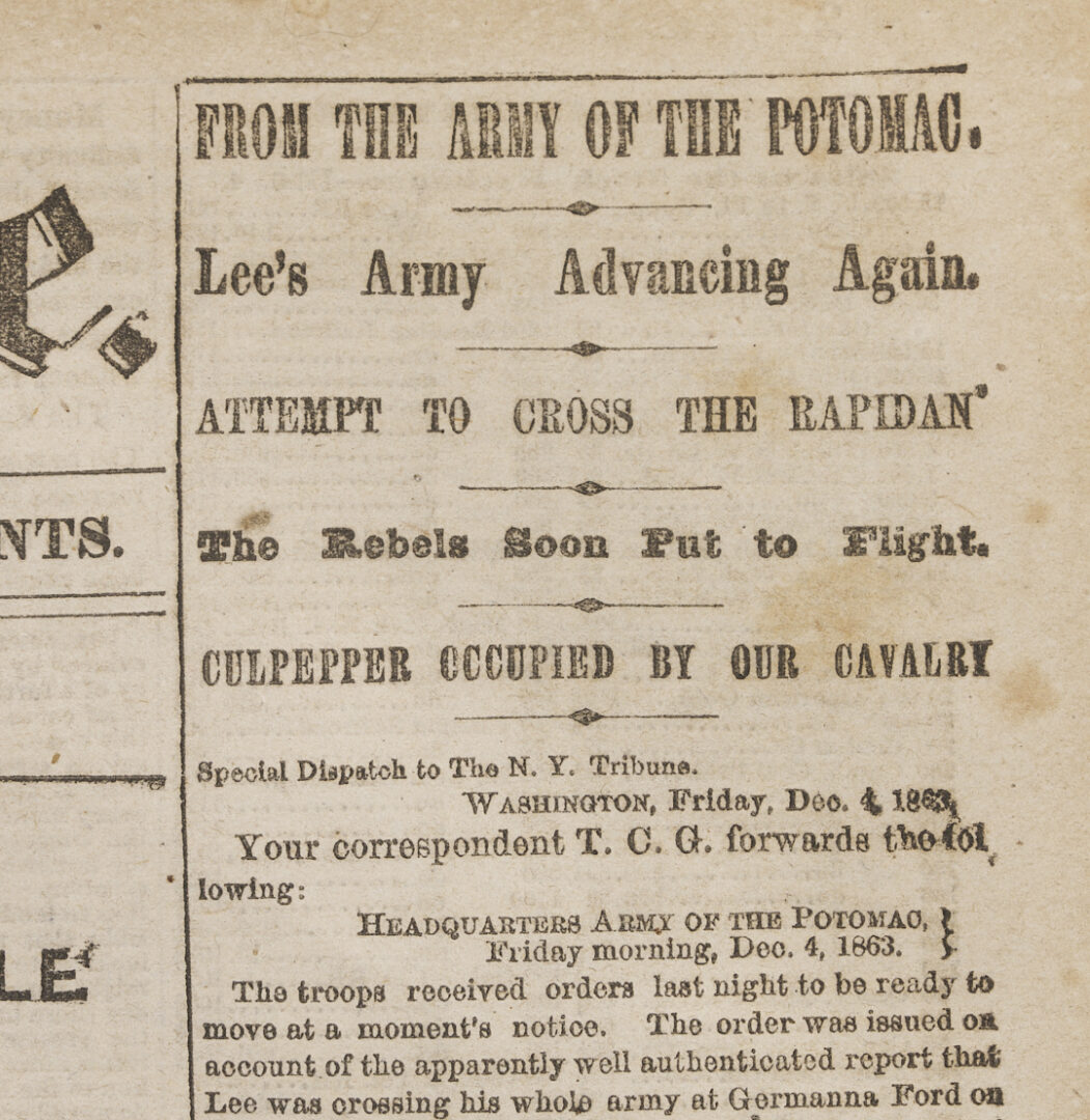 Lot 1084: 2 Newspapers, Relic Revolver, Minie balls and Clay Pipe, Hollybrook Farm, Blount Co.