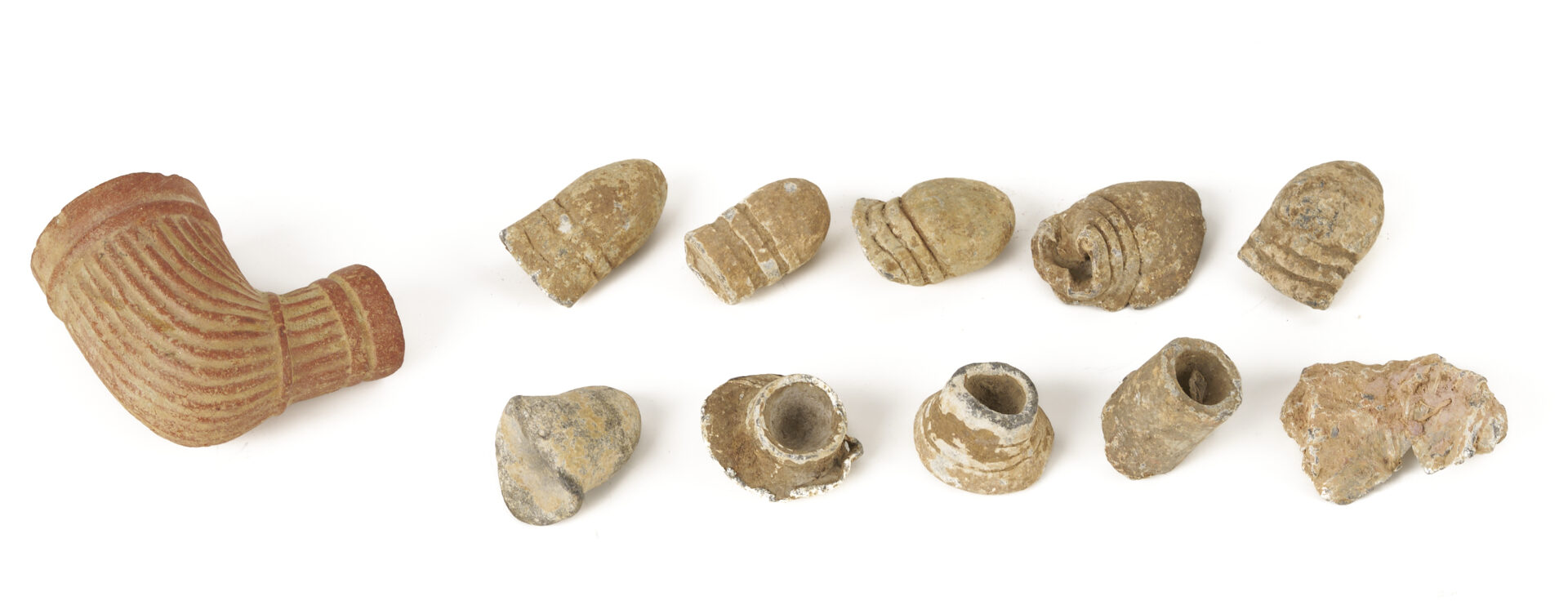 Lot 1084: 2 Newspapers, Relic Revolver, Minie balls and Clay Pipe, Hollybrook Farm, Blount Co.