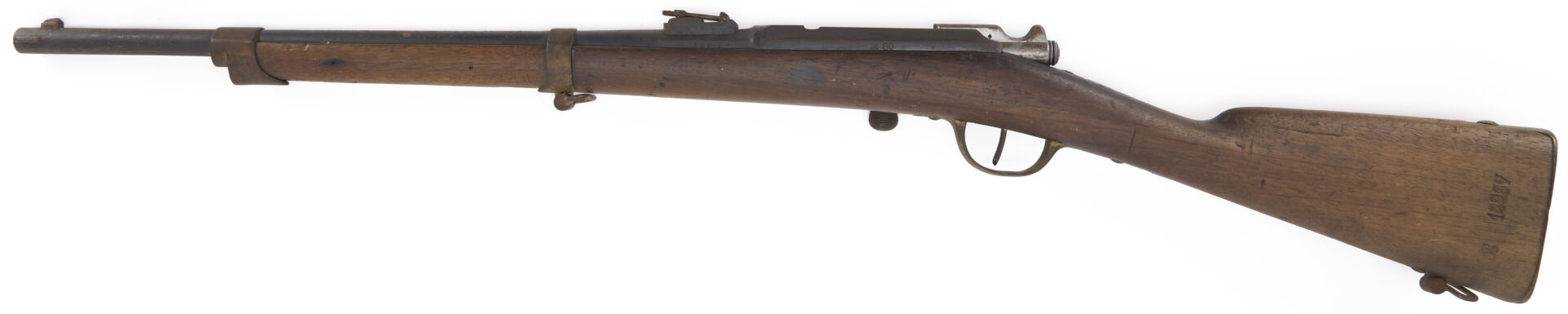 Lot 1085: French Fusil Gras MLE 1874 Rifle w/ WWII Bringback Document