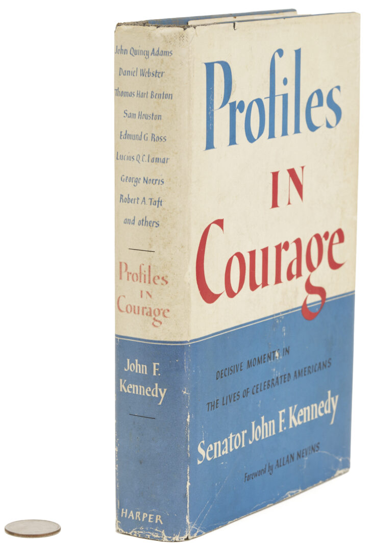 Lot 1088: John F. Kennedy book, Profiles in Courage, Signed