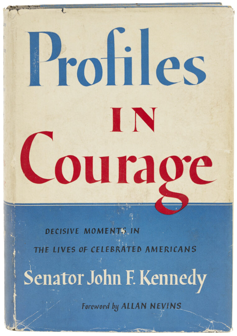 Lot 1088: John F. Kennedy book, Profiles in Courage, Signed