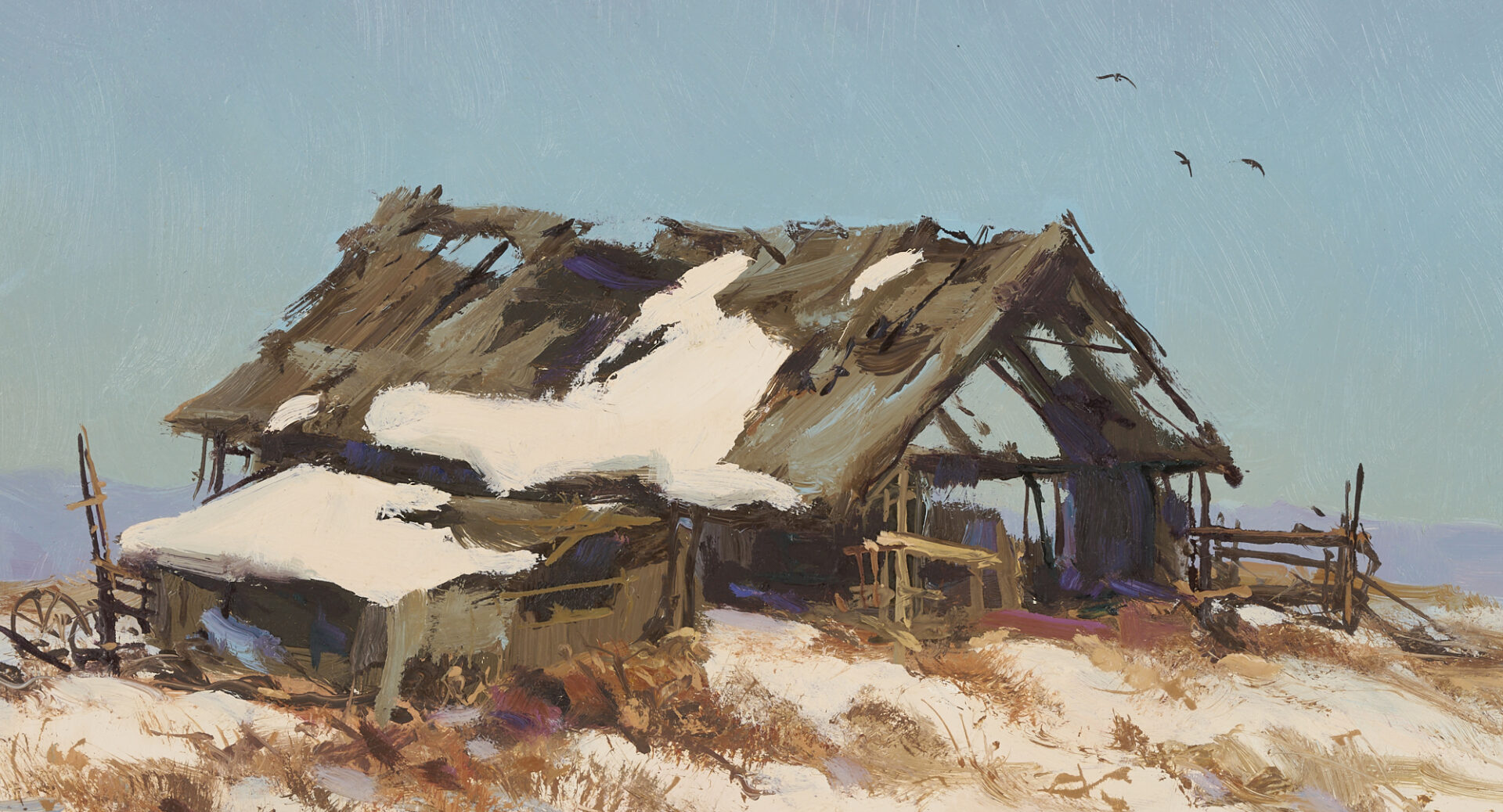 Lot 1098: 3 American Landscape Paintings: Andrew Schwartz, Darryl Steele, & Harold Lyon