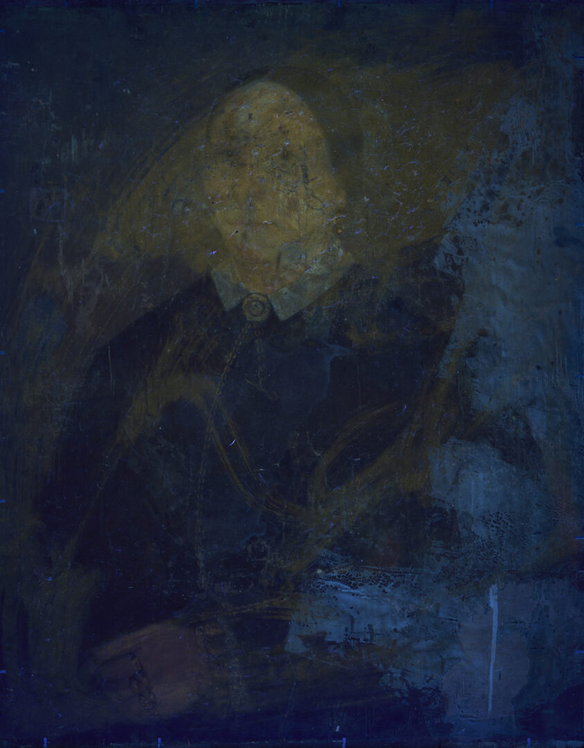 Lot 1100: Double Sided Folk Art Portrait, 2 Ladies