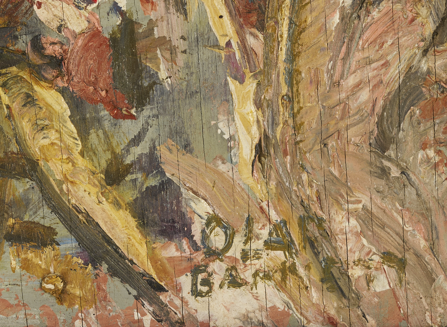 Lot 1108: 2 Landscape Paintings Incl. Kentucky, Jim Mahanes & Olaf Barnett