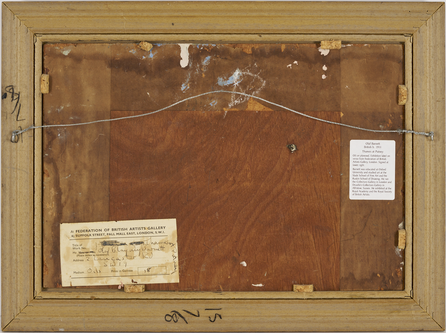 Lot 1108: 2 Landscape Paintings Incl. Kentucky, Jim Mahanes & Olaf Barnett