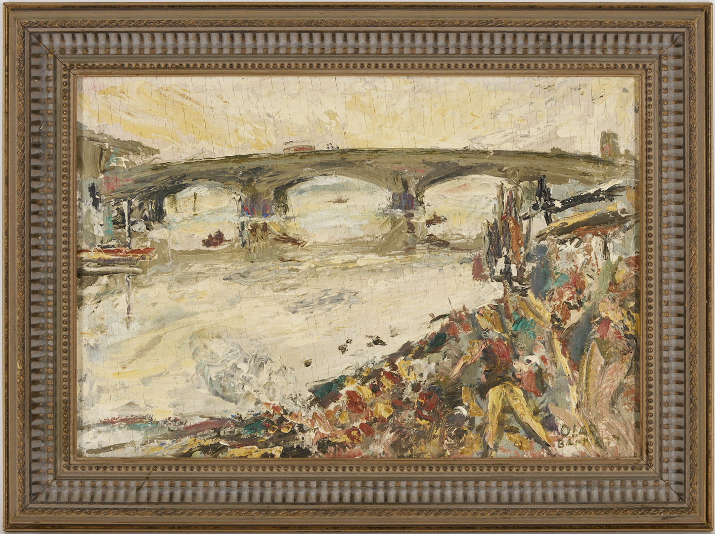 Lot 1108: 2 Landscape Paintings Incl. Kentucky, Jim Mahanes & Olaf Barnett