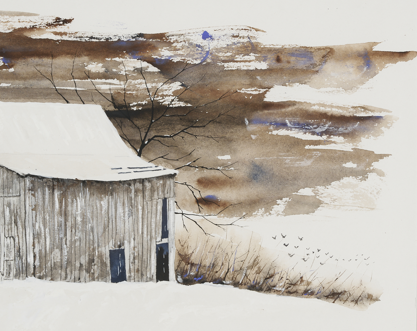 Lot 1108: 2 Landscape Paintings Incl. Kentucky, Jim Mahanes & Olaf Barnett