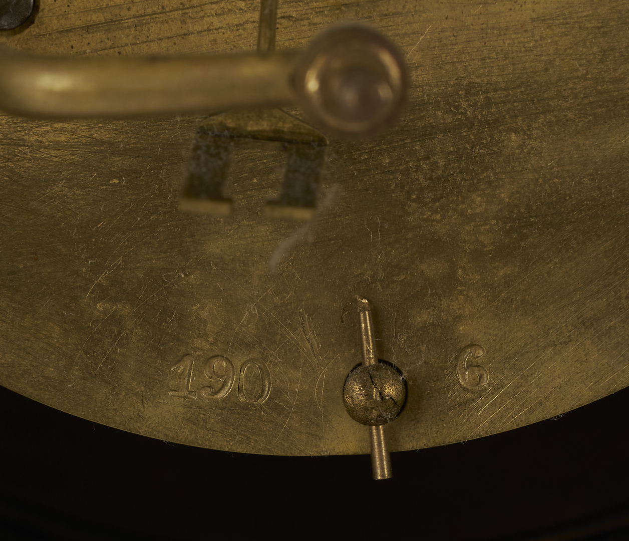 Lot 110: French Empire Urn Form Gilt Bronze Mantle Clock