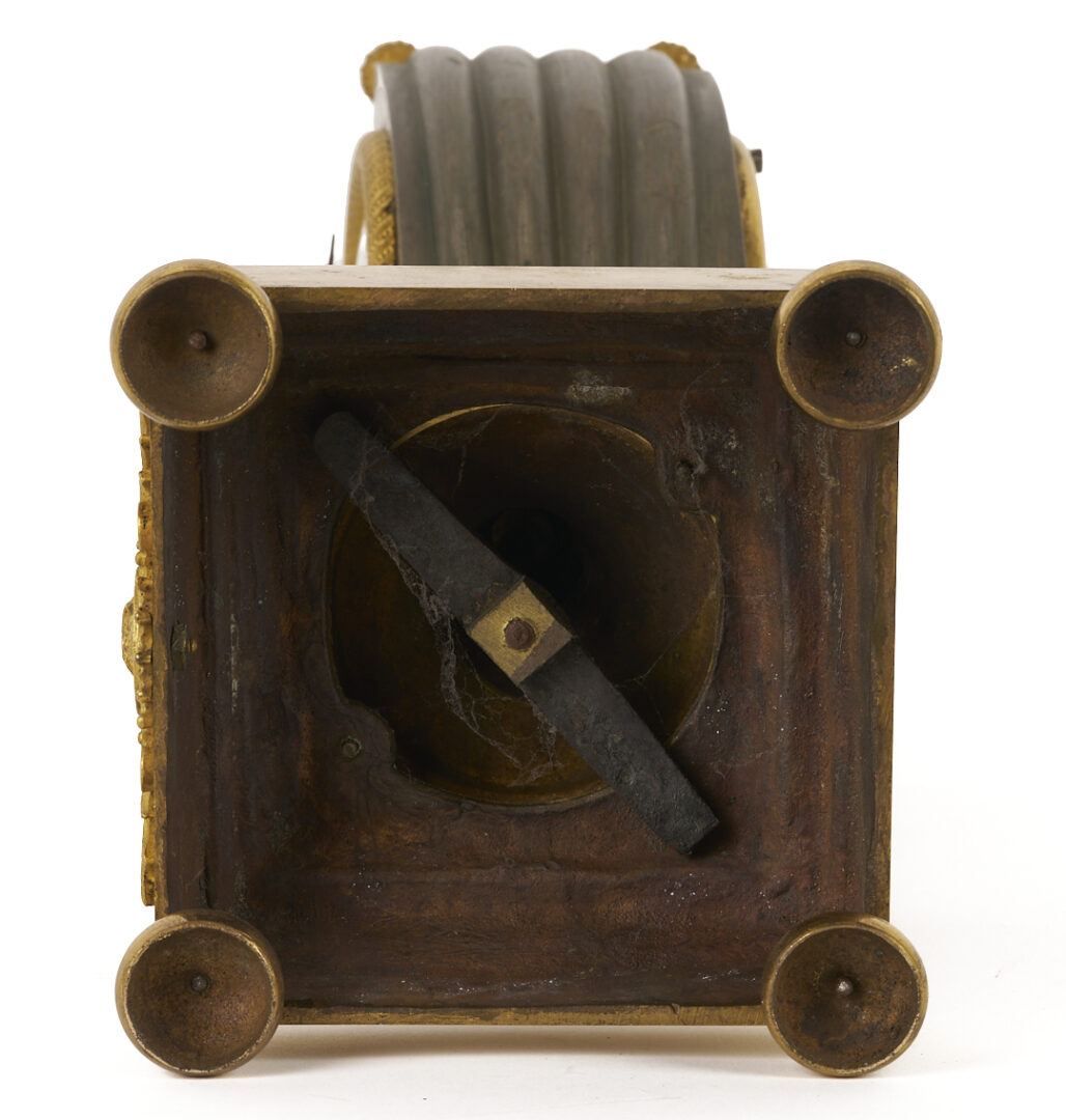 Lot 110: French Empire Urn Form Gilt Bronze Mantle Clock
