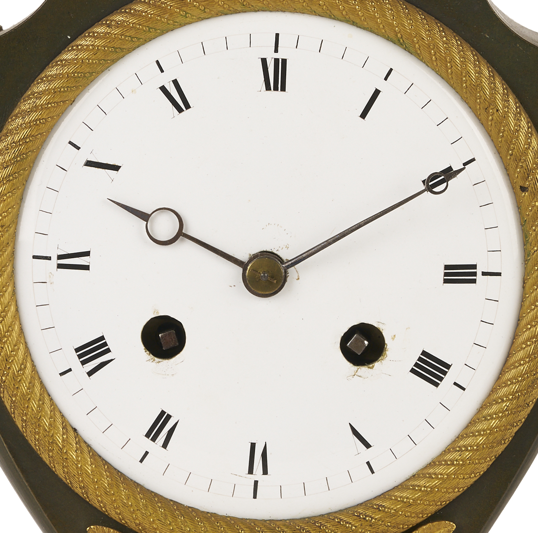 Lot 110: French Empire Urn Form Gilt Bronze Mantle Clock