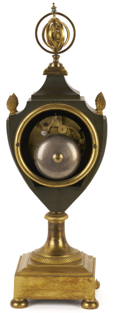 Lot 110: French Empire Urn Form Gilt Bronze Mantle Clock