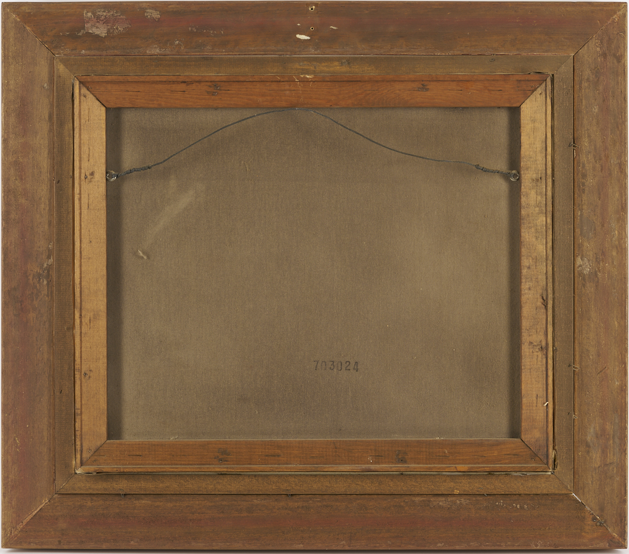 Lot 1115: O/C Painting After Edwin Landseer, A Highland Breakfast