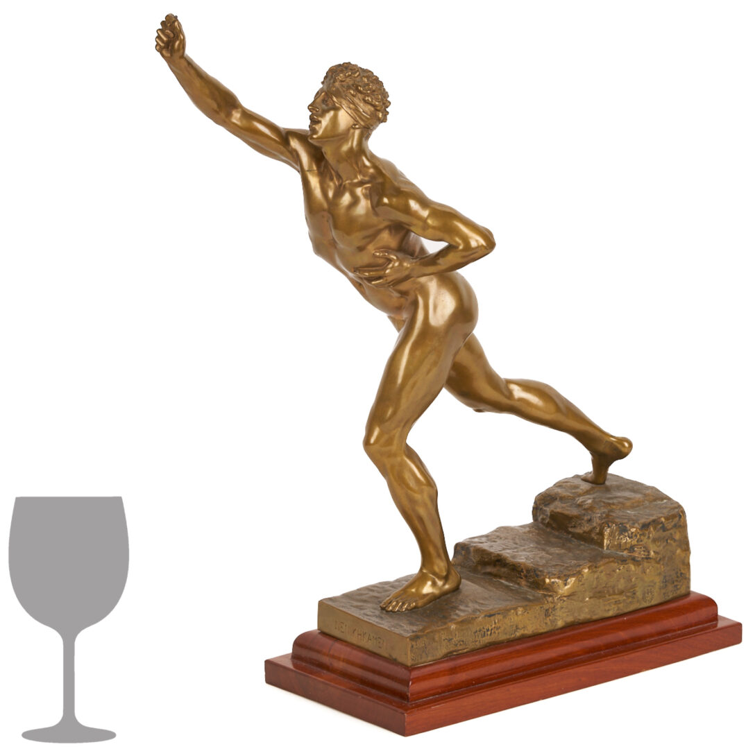 Lot 1117: Bronze Sculpture Titled Nenikhkamen, Max Kruse