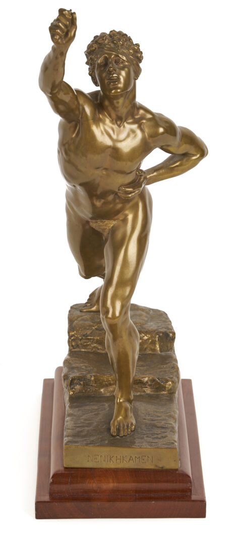 Lot 1117: Bronze Sculpture Titled Nenikhkamen, Max Kruse