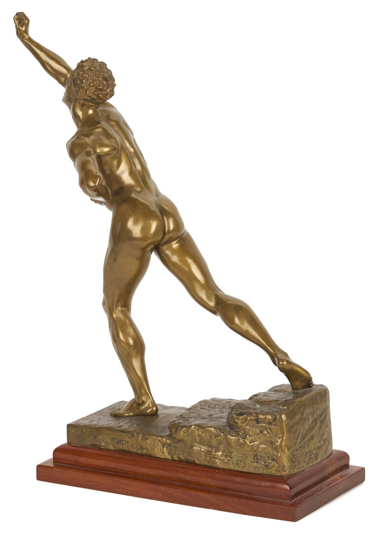 Lot 1117: Bronze Sculpture Titled Nenikhkamen, Max Kruse
