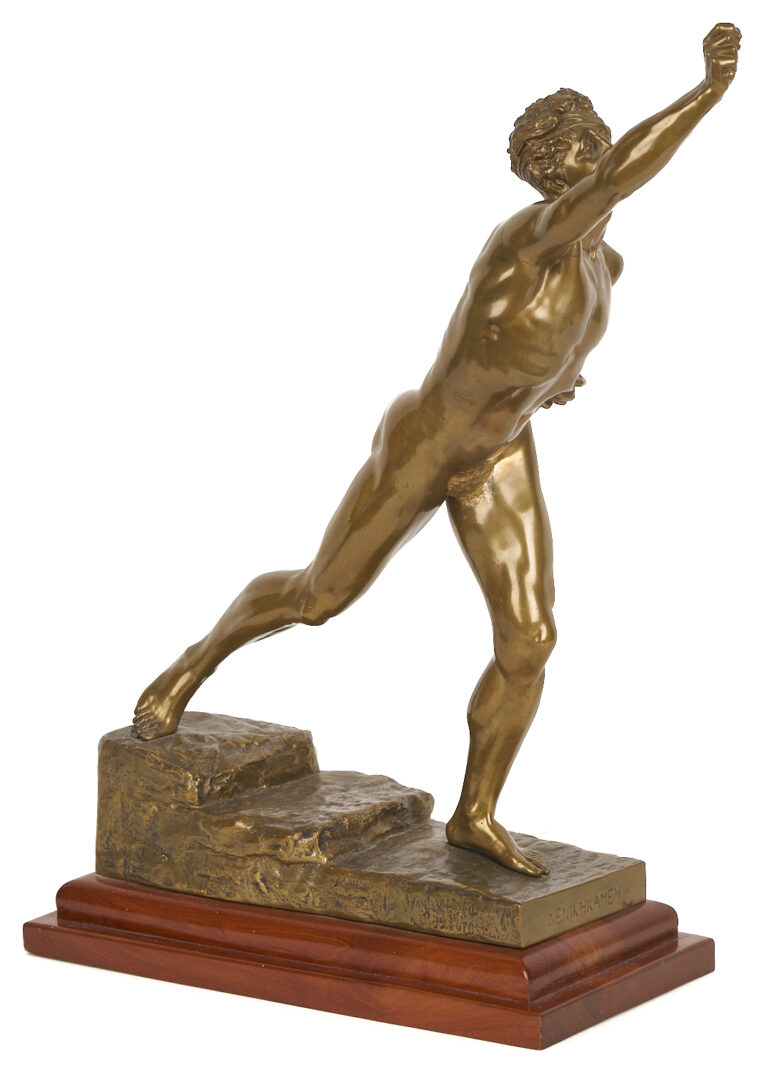 Lot 1117: Bronze Sculpture Titled Nenikhkamen, Max Kruse