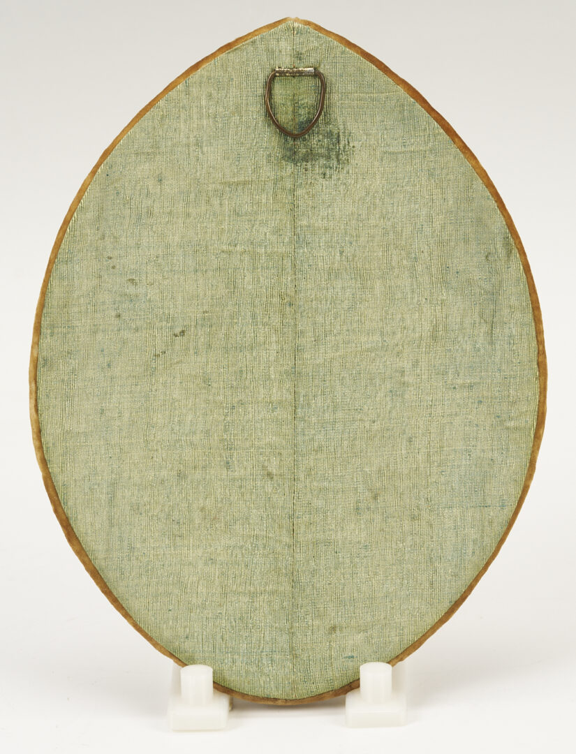 Lot 111: 18th C. Bronze & Enamel Clock, Madonna & Child