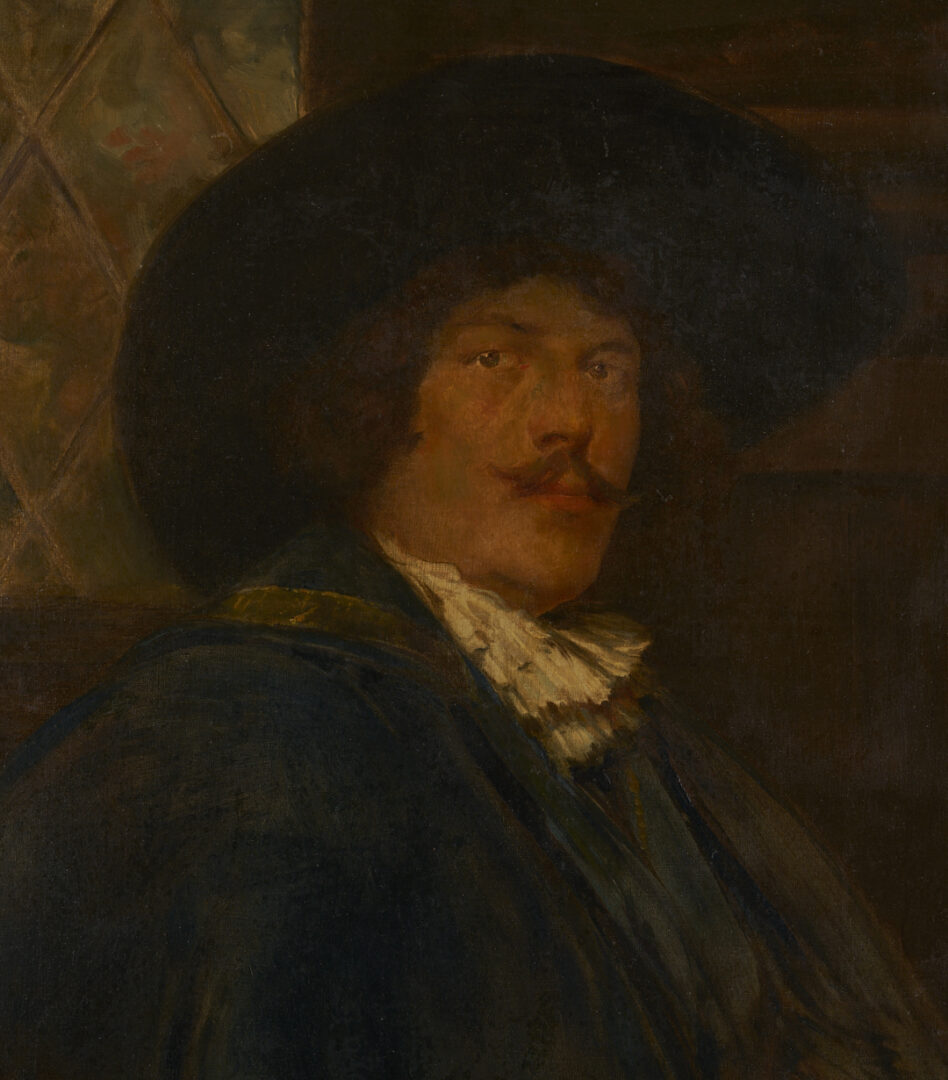 Lot 1120: Carlo Kappo O/C Painting of a Cavalier