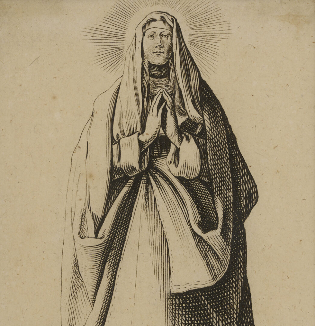 Lot 1122: 2 Etchings after Jacques Callot, Salvator Mundi and Mater Dei