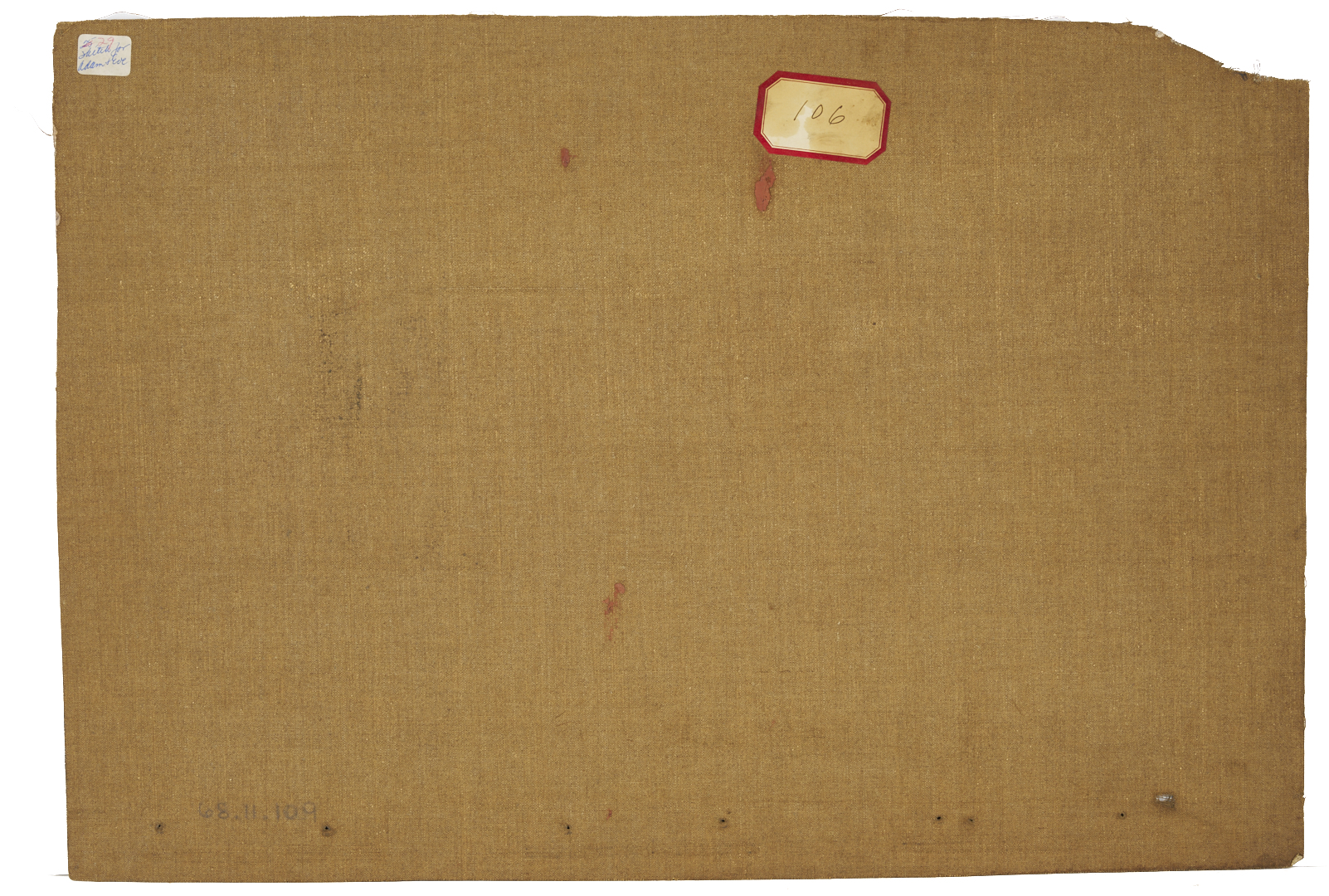 Lot 1123: 2 Carl Gutherz O/C Studies for Evening of the 6th Day Plus Sketch