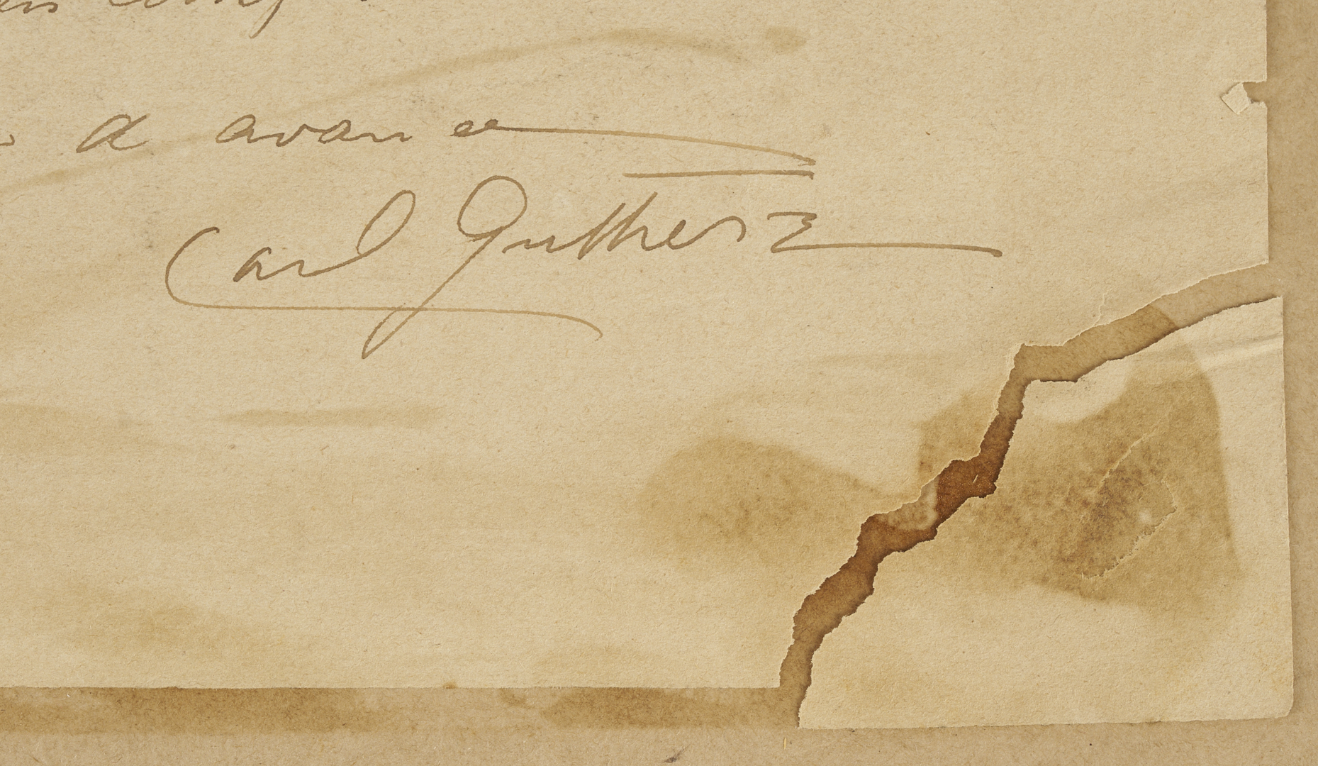 Lot 1123: 2 Carl Gutherz O/C Studies for Evening of the 6th Day Plus Sketch