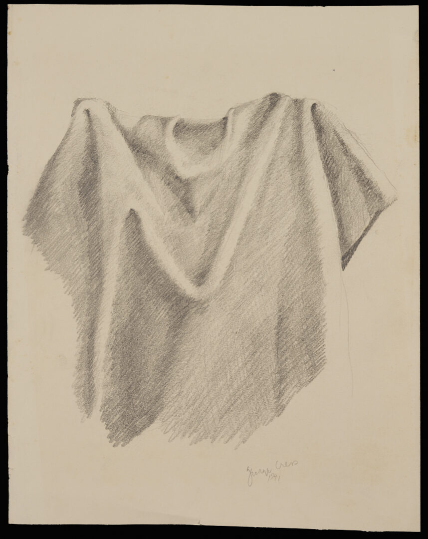 Lot 1127: 21 Assorted George Cress Nature Drawings & Other Studies Incl. Southern