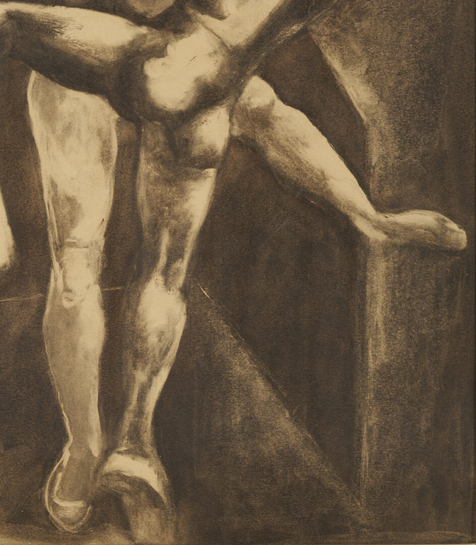 Lot 1128: 3 Meyer Wolfe Works on Paper Incl. Lithographs & Drawing, Acrobats