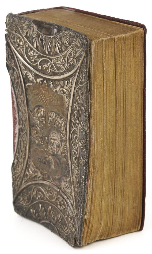 Lot 1129: Tortoise Shell Card Case &  Book of Common Prayer w/ Silver Cover