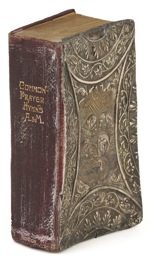 Lot 1129: Tortoise Shell Card Case &  Book of Common Prayer w/ Silver Cover