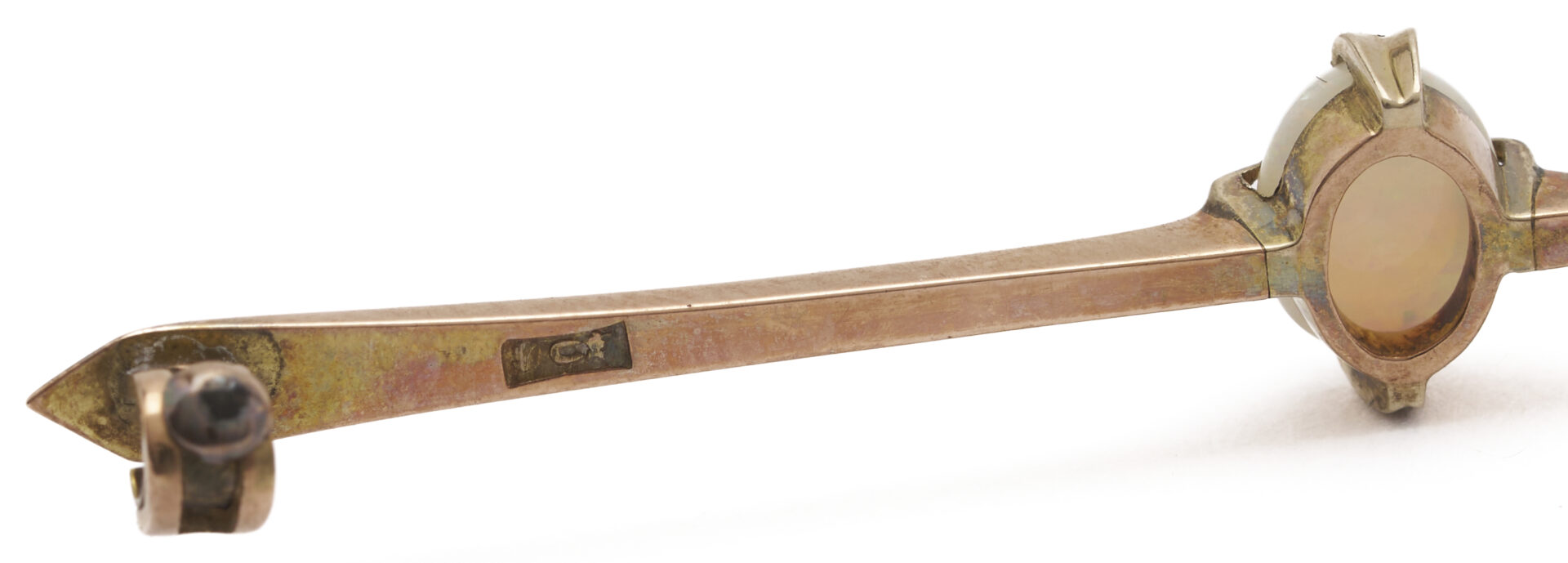 Lot 1138: 3 Gold Brooches & 2 Gold Earring Pairs