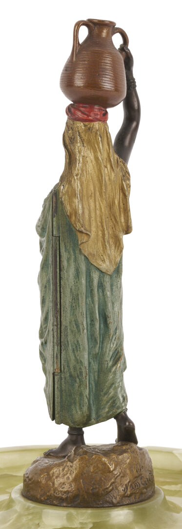 Lot 113: Bergmann Cold Painted Bronze Nude Sculpture