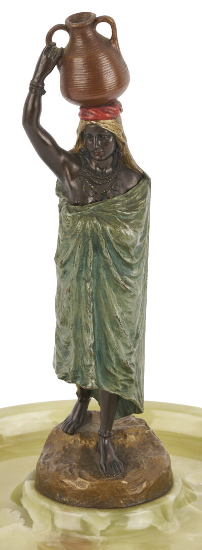 Lot 113: Bergmann Cold Painted Bronze Nude Sculpture